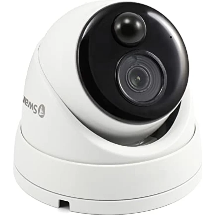 Swann CCTV Dome 4K Ultra HD IP-Überwachungskamera mit thermischer Abtastung und Gesichtserkennung und 1-Wege-Audio, Weiß (SWNHD-888MSD-EU) – Bild 3