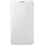 Samsung EF-WG920PWEGWW Leather-Effect Flip Folio Wallet Schutzhülle Case Cover, in Polyurethan mit Kreditkartenfach für Samsung Galaxy S6, weiß