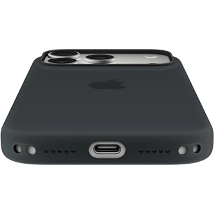 Apple iPhone 17 Pro Silikon Case mit MagSafe, Schwarz - Schützt vor Kratzern, aus 45% recyceltem Silikon, nahtloses Laden – Bild 5
