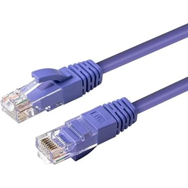 Microconnect CAT6A UTP 3m Purple LSZH Marke