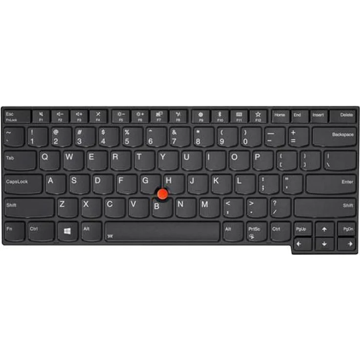 Lenovo 01YP452, Deutsche Tastatur für ThinkPad T480s/E480/L480, hinterleuchtet, kabelgebunden, QWERTZ-Layout