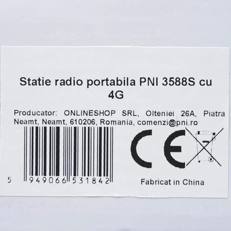 PNI PNI-3588S-S Walkie-Talkie Handfunkgerät, tragbar mit 2,4 Zoll Farbdisplay, GSM 4G, Dual-Kamera, IP68, 3800 mAh Akku – Bild 9