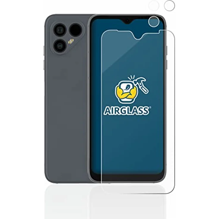 BROTECT Panzerglasfolie für Fairphone 4 (Display+Kamera) Schutzglas Schutzfolie [Extrem Kratzfest 9H, Anti-Fingerprint, Ultra-Transparent] – Bild 1