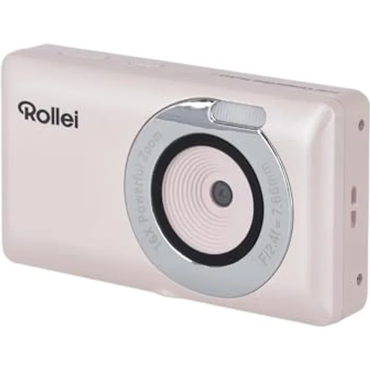Rollei Compactline Pocket Digitalkamera – 50 MP, 16-facher Digital-Zoom, 2.7K Videoqualität, kompakt und leicht für unterwegs, benutzerfreundliches Design