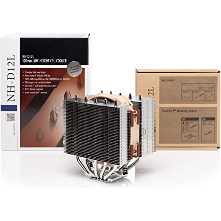 Noctua NH-D12L, Niedriger CPU-Kühler (120mm, Braun) – Bild 5