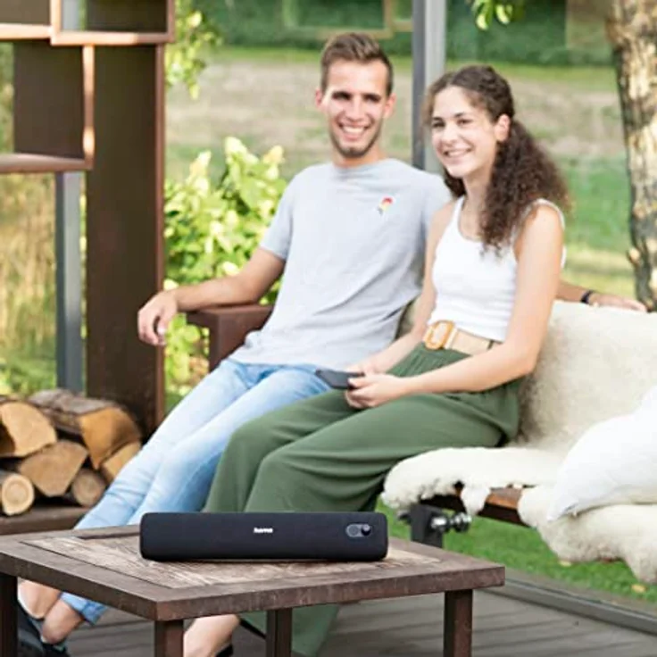 Hama PipeRoll 3.0 Bluetooth Lautsprecher (12 h Akkulaufzeit, Schwarz) – Bild 8