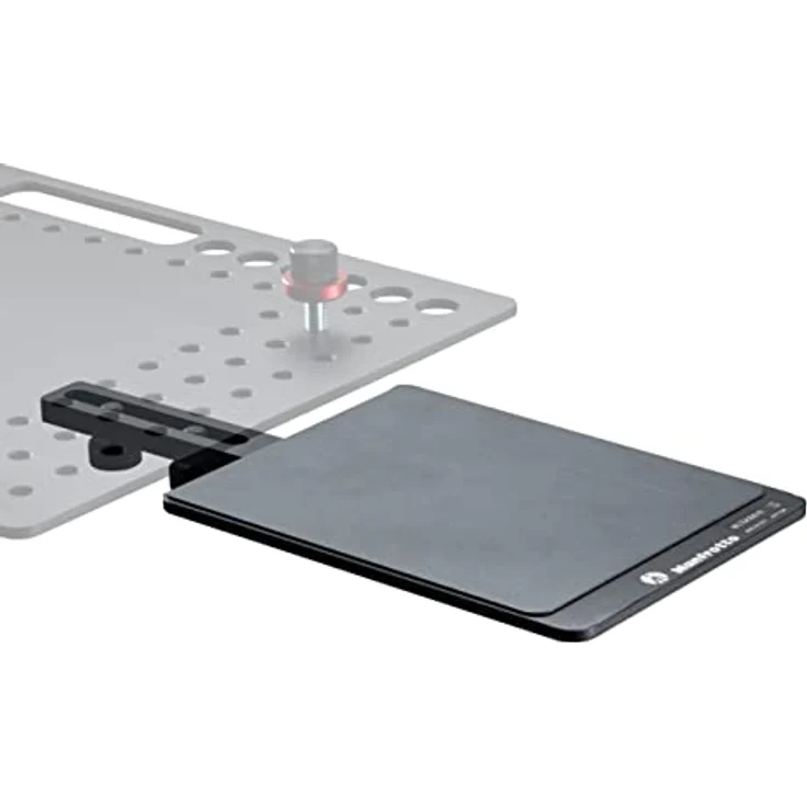 Manfrotto TetherGear Mouse Deck, Zubehör für PC-Halter, Externes Mauspad für Aluminium-Laptop-Halter, Konfiguration für Links- oder Rechtshänder, 32 cm x 15 cm, MLTSA2001B – Bild 1