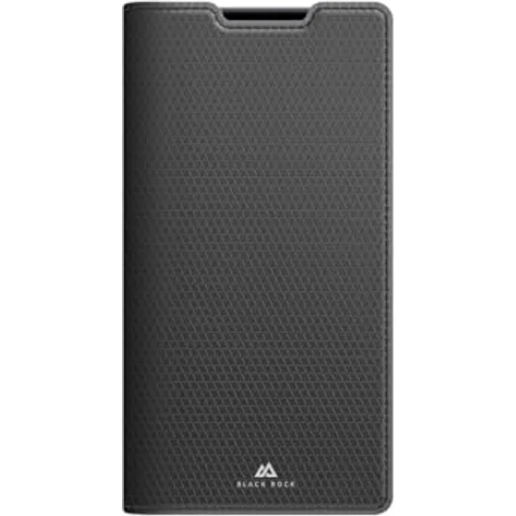 Black Rock Booklet The Classic für Samsung Galaxy A25 5G, Schwarz - Standfunktion, Magnetverschluss, strukturiertes PU-Cover