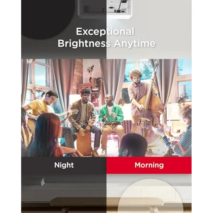 ViewSonic PX704HD 1080P Home & Business Projektor, 4000 Lumen, bis zu 300" großes Bild, Hoher Kontrast mit 0,65 DMD Chip – Bild 3