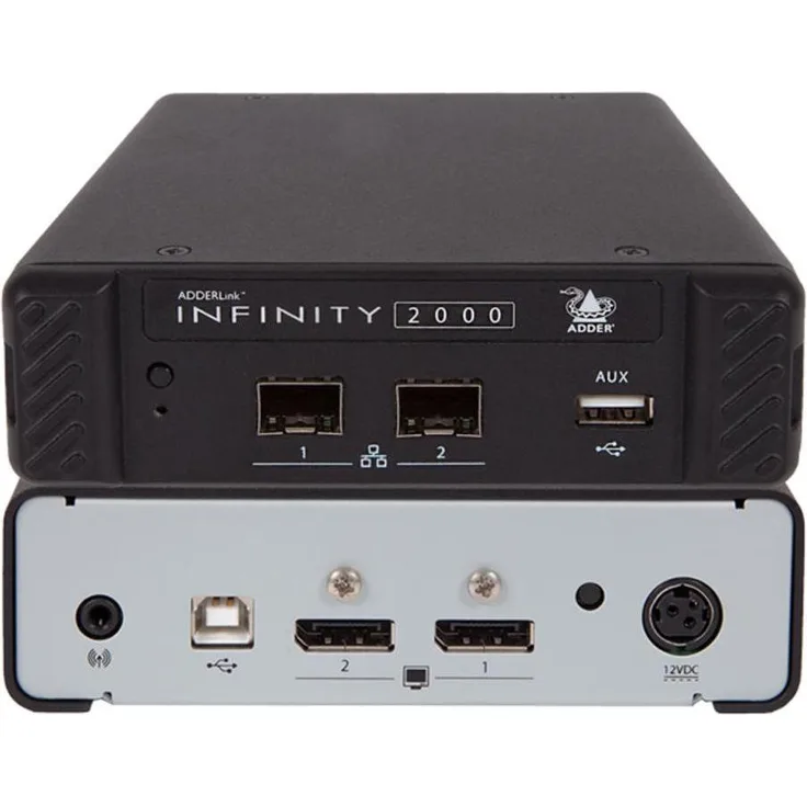 Adder ADDERLink INFINITY 2122, IP KVM Extender für sicheres Desktop-Erlebnis, hochleistungsfähig
