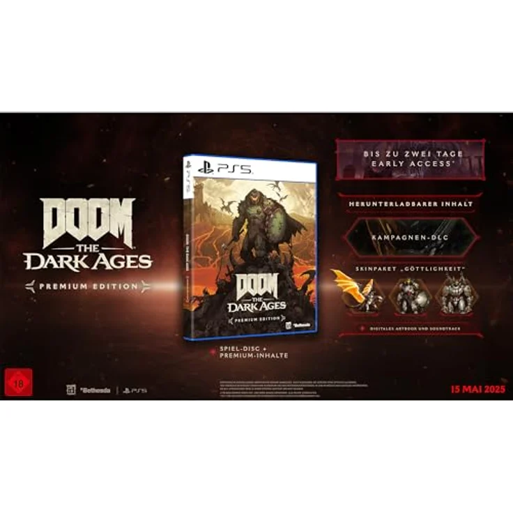 Xbox DOOM: The Dark Ages - Premium Edition | PS5, mit Early Access, Kampagnen-DLC, digitalem Artbook und Soundtrack – Bild 3