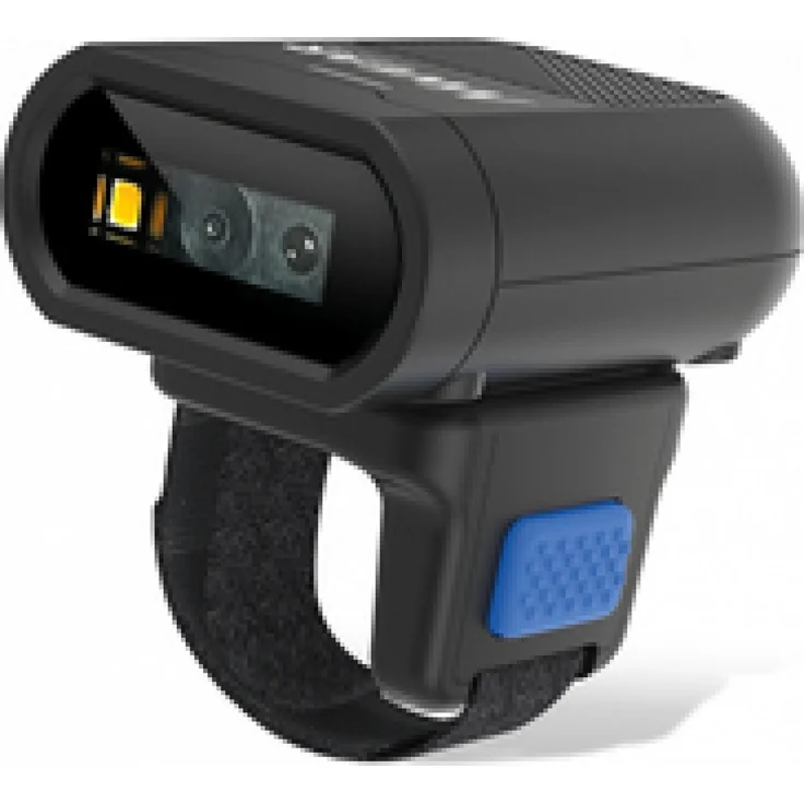 Newland Bluetooth Ring Scanner NR-2D, 2D/1D Barcode-Scanner mit drehbarem Kopf, IP42, schwarz
