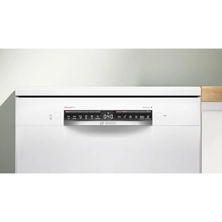 Bosch SMS4EVW08E, Energieklasse B, Smarter Geschirrspüler Freistehend 60 cm, Serie 4, Rackmatic, automatische Türöffnung, Intensive Reinigung, Automatikprogramme, Programmassistent, Weiß, AquaStop – Bild 3