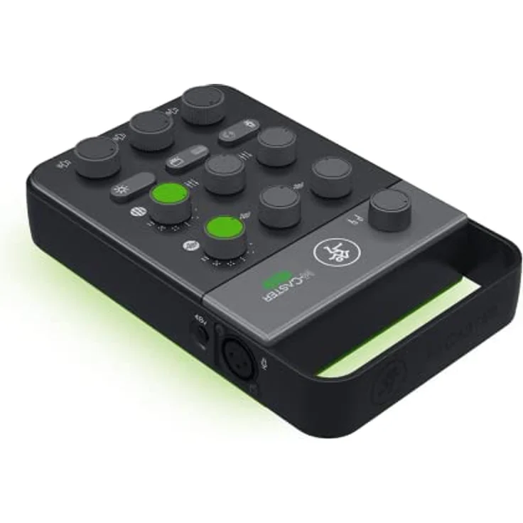 Mackie M-Caster Live, tragbarer Studio- und Livemixer mit ContourFX, StreamFX und RGB-Beleuchtung, Schwarz – Bild 2