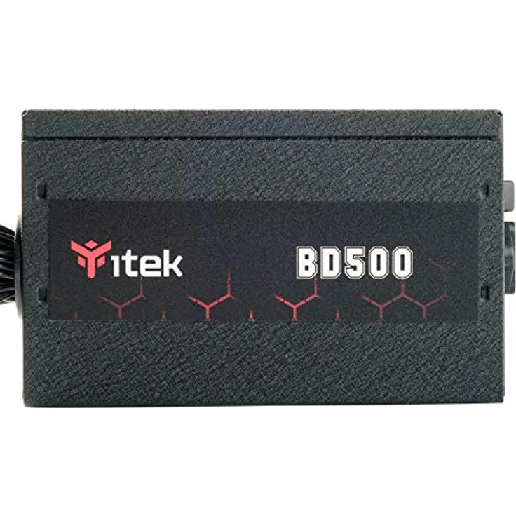 iTek BD500 Netzteil für PC, 500 Watt, 80 Plus Bronze, HDB Lüfter mit aktiver PFC, stabil und leise – Bild 4