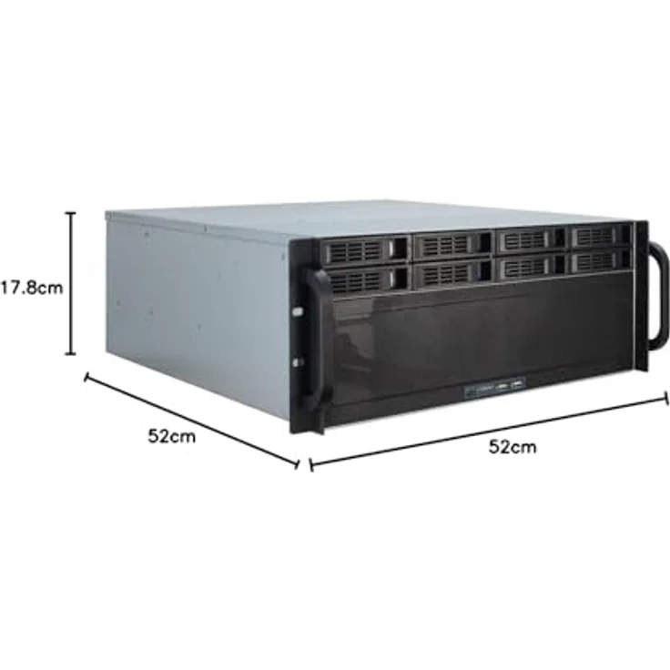 Inter-Tech 88887191 Case IPC Storage 4U-4408, o.PSU – Bild 3