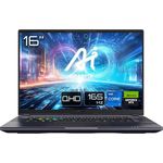 Gigabyte AORUS 16X Gaming Laptop | 16" 16:10 165Hz QHD Display | Intel Core i7 13650HX | GeForce RTX 4060 | Windows 11 | 16GB DDR5/1TB PCIe SSD, Schwarz