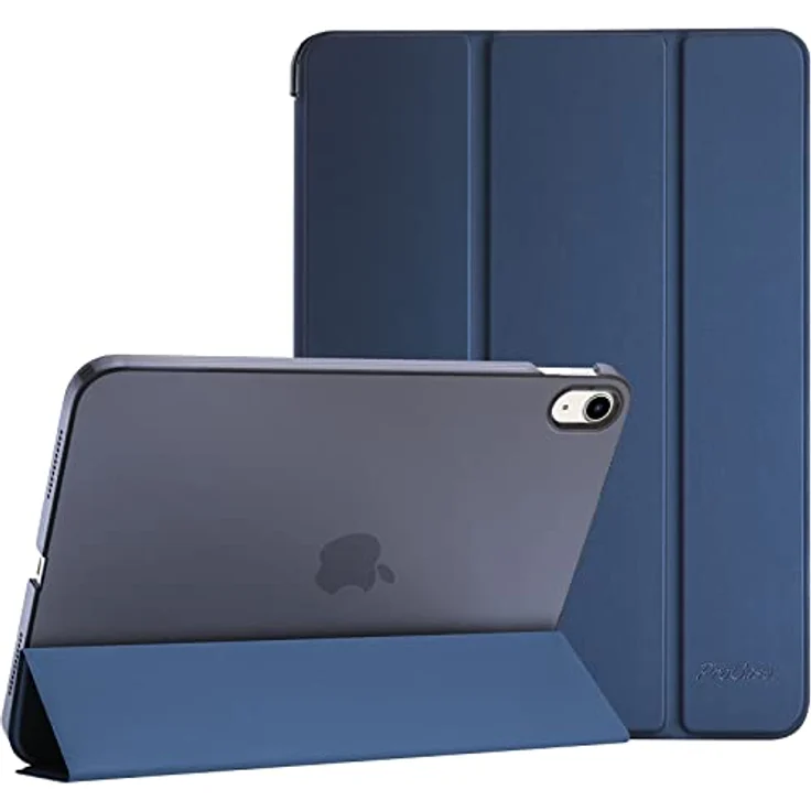 ProCase Hülle für iPad 10/11 Generation 10.9 Zoll 2022, Dünnes Smart Case mit Auto Wake/Sleep Funktion - Navy – Bild 1