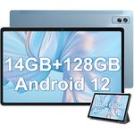 Blackview Tab 11 SE Gaming Tablet, 10.36 Zoll Tablet, 14GB RAM+128GB ROM, 2K TDDI 2000x1200, Dual 4G LTE + 5G WiFi, Android 12 Tablet, 18W+7680mAh Akku, 8MP+13MP Kamera, Face ID/BT 5.0/GPS/Typ-C