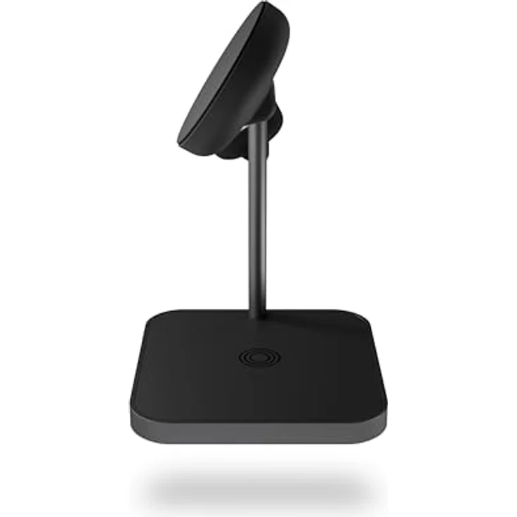ZENS Office Charger Pro 3 15 Watt 3in1 kabelloses Qi2 Ladegerät kompatibel mit MagSafe und Qi2 (Qi2-zertifiziert, Mfi Zertifiziert, 45W Netzteil mit Kabel inklusive) Schwarz – Bild 5