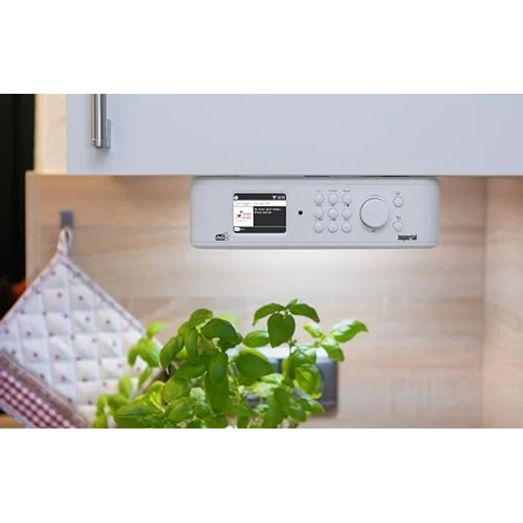 Imperial DABMAN i460 Multifunktionsradio (DAB+/UKW & Internetradio, Streaming, Unterbau- & Wandmontage, Bluetooth, USB 2.0 Aufnahme & Wiedergabe, EWF-Notfallsignal, Hotelmodus) weiß/Silber – Bild 2