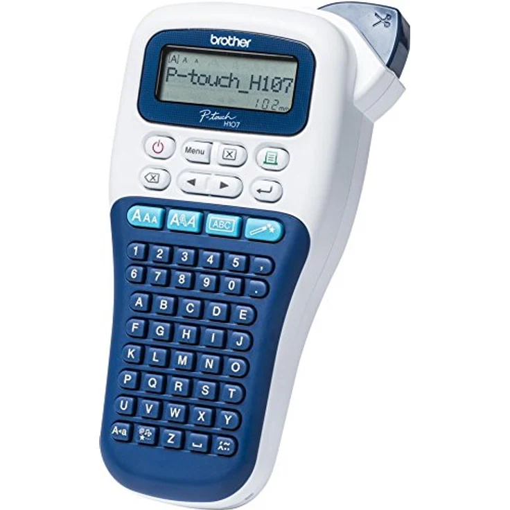 Brother PT-H107B tragbares Etikettiergerät für Zuhause und Büro P-Touch 107B Blu e Bianco – Bild 2