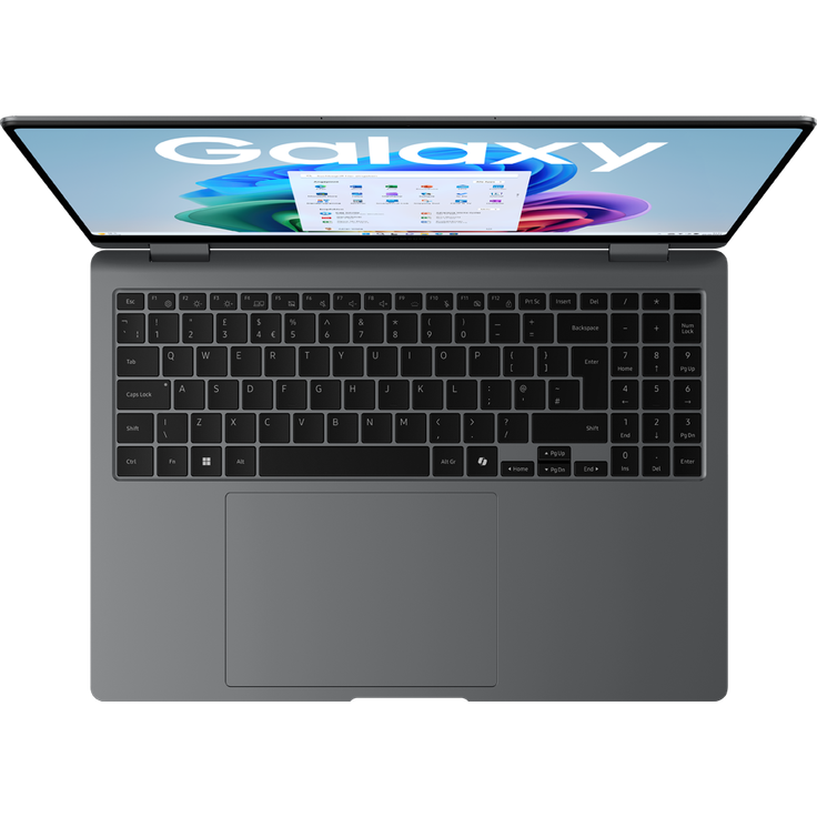 Samsung Galaxy Book5 Pro 360 - 16" AMOLED Touch, Intel® Core™ Ultra 7processor 258V, 32GB RAM, 1TB SSD, Intel Arc 140V, Wi-Fi 7, Gray – Bild 4