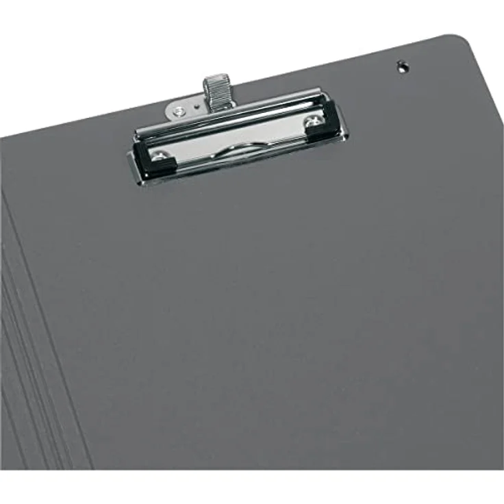 Herlitz Aktenordner Herlitz Klemmbrettmappe A4 PF grau/apfel m.Stifthalter – Bild 4