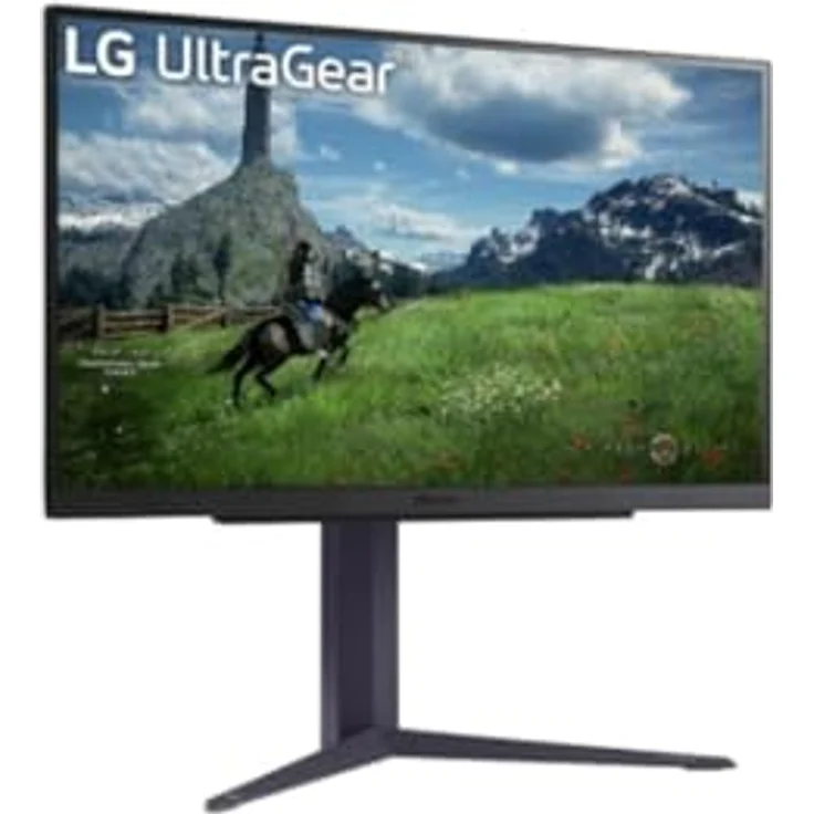 LG Ultragear™ 27GS85Q-B Gaming-PC-Monitor 27 Zoll – IPS-Panel QHD-Auflösung (2560 x 1440), 1 ms 180 Hz (200 Hz O/C), DisplayHDR™ 400, DCI-P3 98%, AMD FreeSync, NVIDIA G-Sync kompatibel, Schwarz – Bild 2