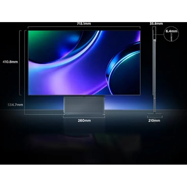 TCL 32X3A 32 Zoll OLED Monitor, 4K UHD, 240 Hz (480 Hz FHD), 1.300 Nits, AMD FreeSync Premium, Stargate-Design, entspiegeltes Display – Bild 4