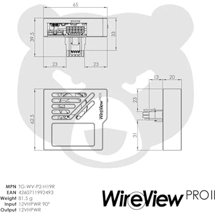 Thermal Grizzly WireView Pro II GPU 12V-2x6 Reversed, Strommessgerät für Grafikkarten in Weiß mit Per-Pin-Messung – Bild 6