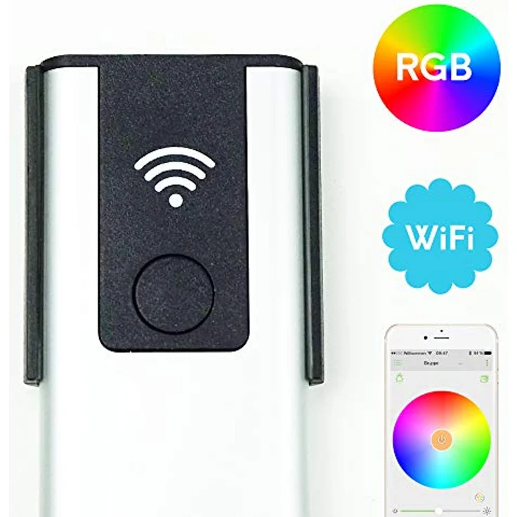 kalb I LED Wifi Controller 55x31x8,7mm für RGB LED Leuchten,Smarthome kompatibel mit Alexa und Google Home, Smartphone gesteuert mit App für 12Volt Systeme – Bild 2