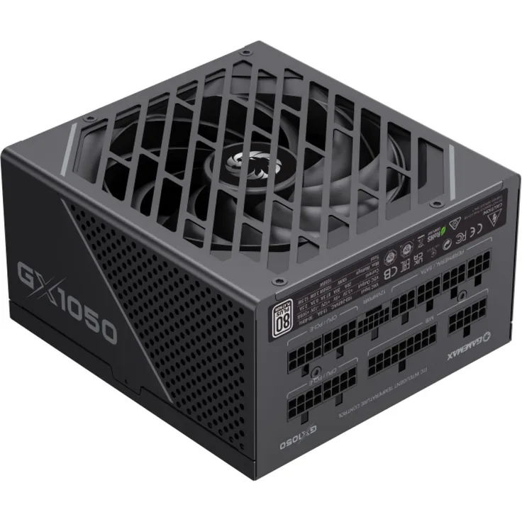 GAMEMAX GX-1050 PRO BK 80 Plus Platinum ATX3.1 PCIe5.1 PC-Netzteil (12V-2*6-Anschluss, Kabelmanagement)