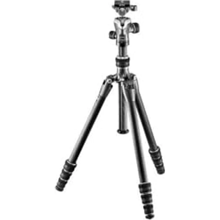 Gitzo GK0545T-82TQD Traveler Stativ mit Kugelkopf (superkompakt, faltbar und leicht, kurze Säule für Aufnahmen auf Bodenhöhe inklusive Serie 0 - 4 Segmente) carbon – Bild 2