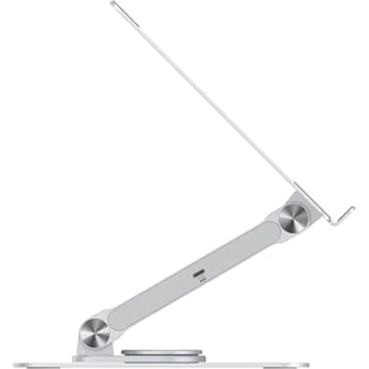 Conceptronic DONN27G Laptopständer mit 7-in-1-Dockingstation, 360° drehbarer Sockel, höhenverstellbar, Aluminiumgehäuse – Bild 5