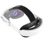 KIWI design K4 Boost Komfort Head Strap mit Akku in Schwarz, kompatibel mit Meta Quest 3/Quest 3S - Verbesserte Akkulaufzeit, Duales Schnellladen, Komfortables Design