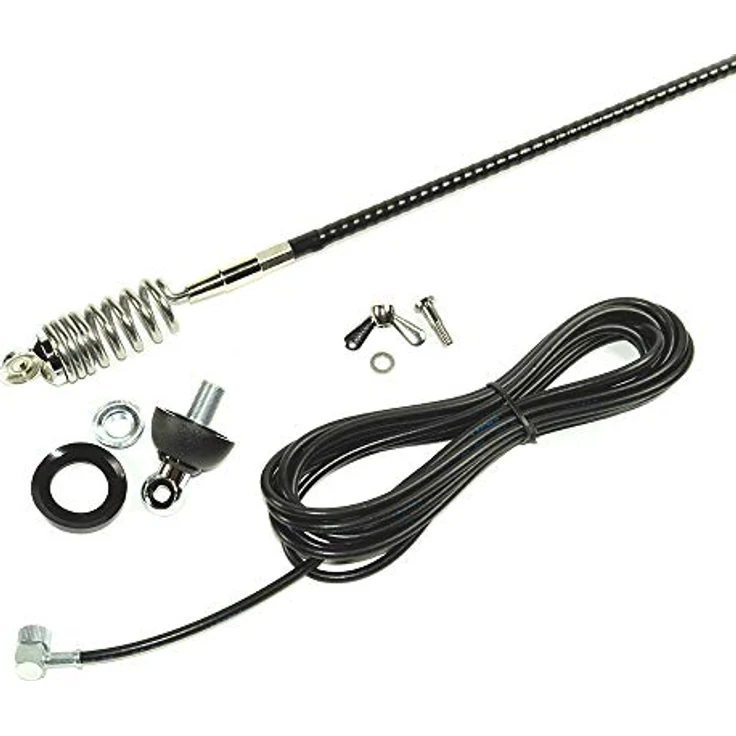 Albrecht Gamma 2 F, Hochleistungs-CB-Antenne 950mm, 100W, 26.7-27.3 MHz, vertikale Polarisation, 50 Ohm, Edelstahl, optimierte Signalübertragung – Bild 3