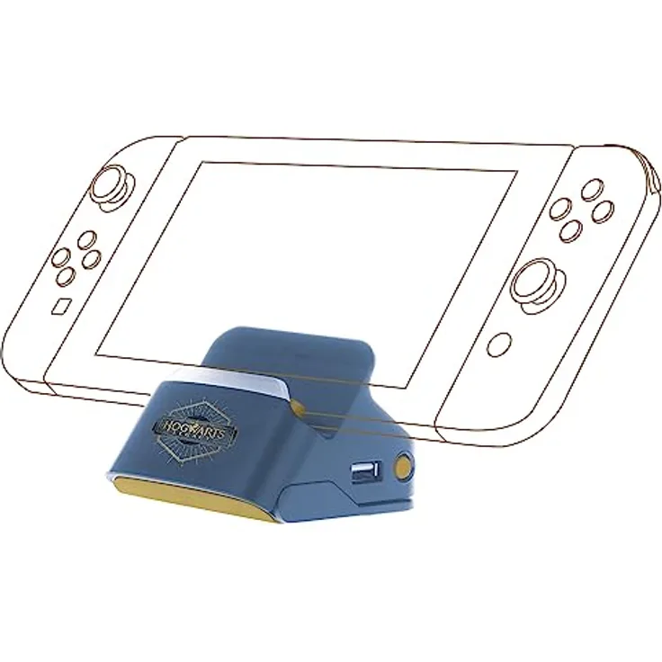 Freaks And Geeks Hogwarts Legacy 2 in 1 Dock für Nintendo Switch, erweiterte Konnektivität mit 3 USB-Ports und HDMI-Ausgang