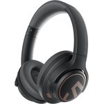SoundPEATS Space Over-Ear Kopfhörer Kabellose Bluetooth 5.3, Hybrid Active Geräuschisolierung, ENC-Mikrofone, Faltbare Design, 40mm Treiber, Verbindung von 2 Geräten, Spielemodus, 123H, App Steuerung