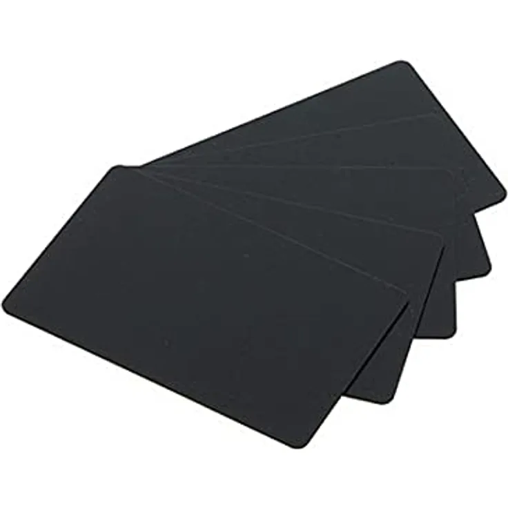 PVC-Karten schwarz 30mil 500er Pack