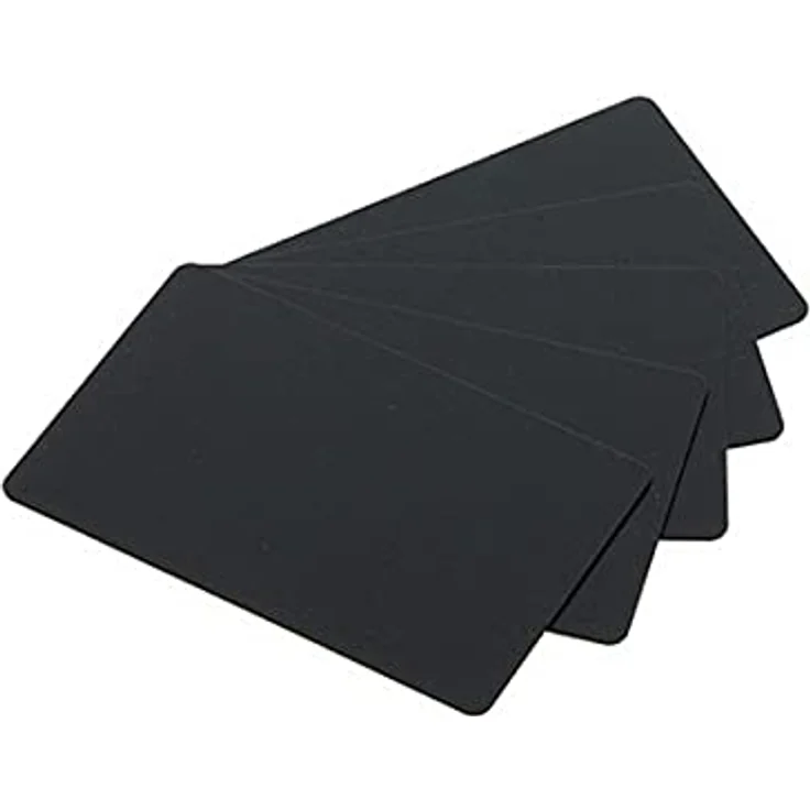 PVC-Karten schwarz 30mil 500er Pack – Bild 1