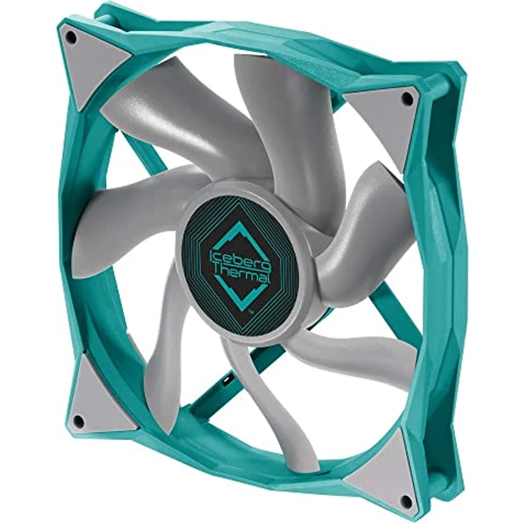 Iceberg Thermal IceGALE 140 mm PWM Premium Gehäuselüfter, Blaugrün – Bild 1