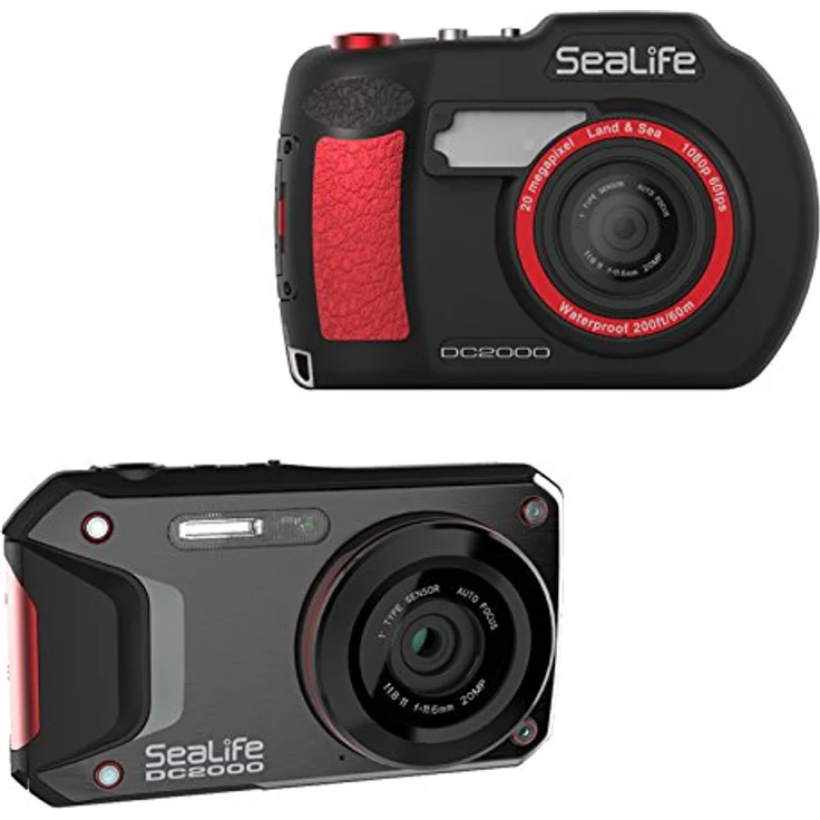 Sealife SL740 DC2000 Unterwasserkamera schwarz-rot – Bild 3