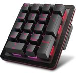 Mountain MG-EVK60B-NUMPAD-MT1, Kabelgebundener Nummernblock für Mountain Everest 60, PBT-Keycaps, RGB-LED-Beleuchtung, Schwarz