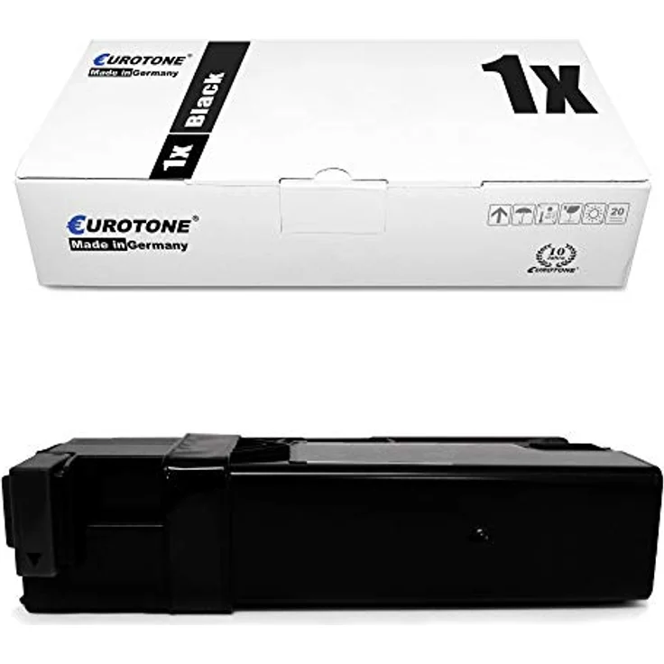 Eurotone 1x XXL Black Toner für Xerox Phaser 6140, 6140DN, 6140N, ersetzt 106R01480, Reichweite ca. 2.600 Seiten – Bild 1