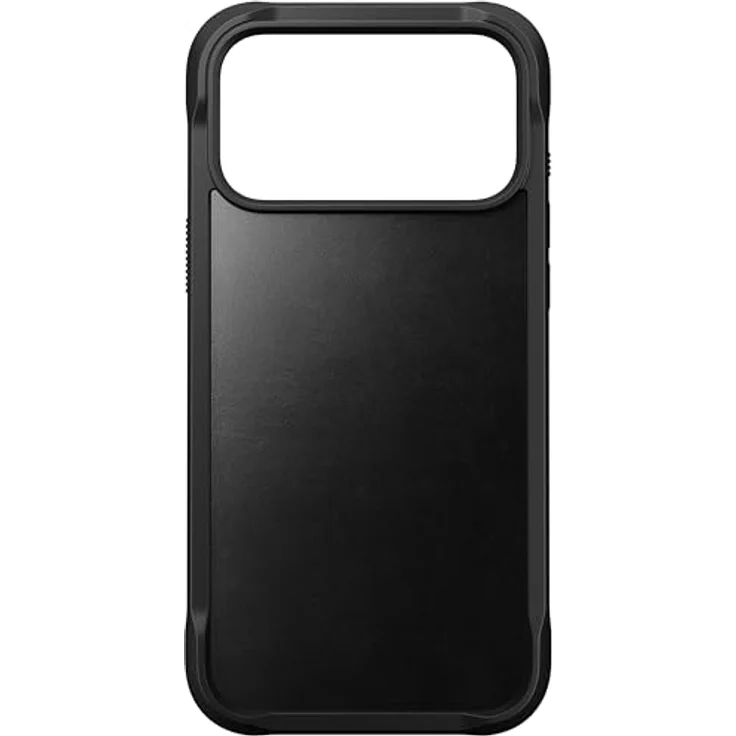 NOMAD Rugged Leather Case für iPhone 17 Pro Max, MagSafe-kompatible Schutzhülle aus Polycarbonat mit TPU-Bumper und matte PET-Rückseite, Black Horween – Bild 1