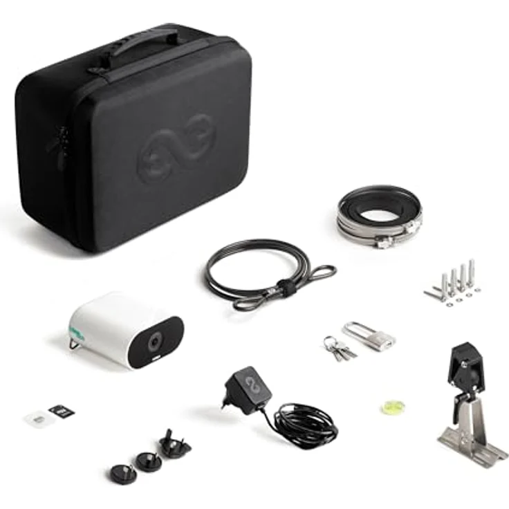 Enlaps Tikee Mini Pack, Netzwerkkamera mit 4K-Auflösung, IP66, externem Solarmodul, Mehrfarbig – Bild 1