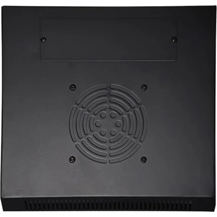 DSIT Serverschrank 4 HE, 10” Glastür, Wandmontage, (BxTxH) 370x450x264mm, Schwarz – Bild 5