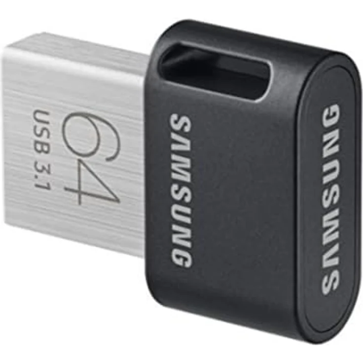 Samsung FIT Plus USB-Stick Schwarz/Silber 64 GB – Bild 2