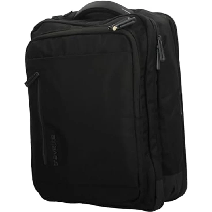 Travelite Crosslite Reiserucksack 43 cm, Laptopfach, 100% Polyester, schwarz – Bild 2